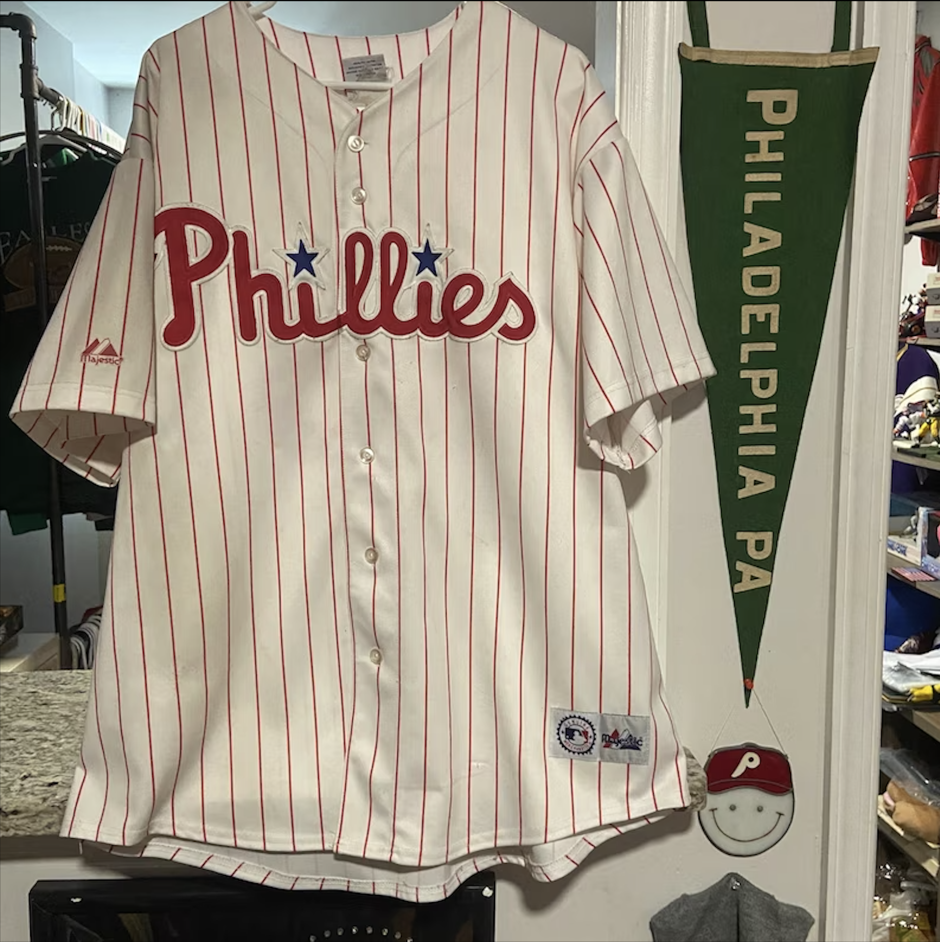 Youth's Rhys Hoskins Philadelphia Phillies Gold 2022 World Series Cool Home Jersey Limited- All Stitched photo review