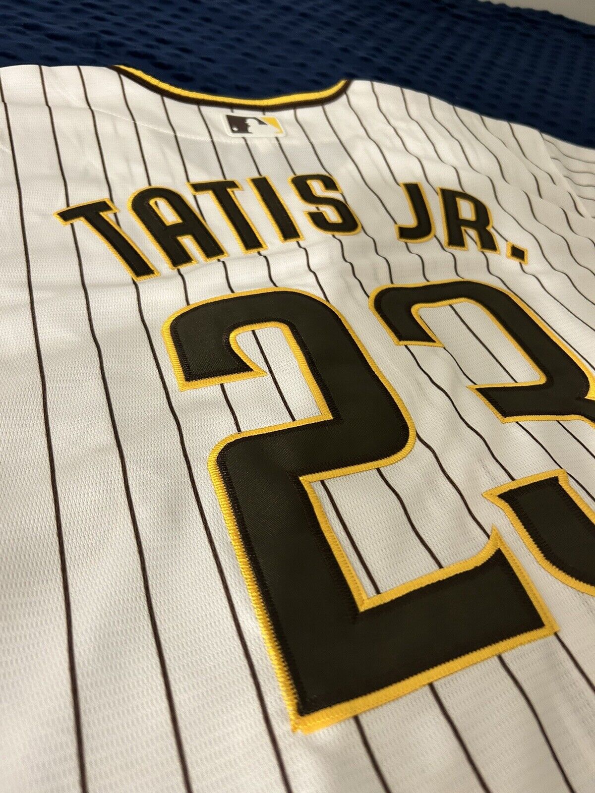 San Diego Padres #23 Fernando Tatis Jr. White Brown Home Jersey photo review