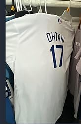 Men Shohei Ohtani Los Angeles Dodgers Home White Jersey - All Stitched photo review