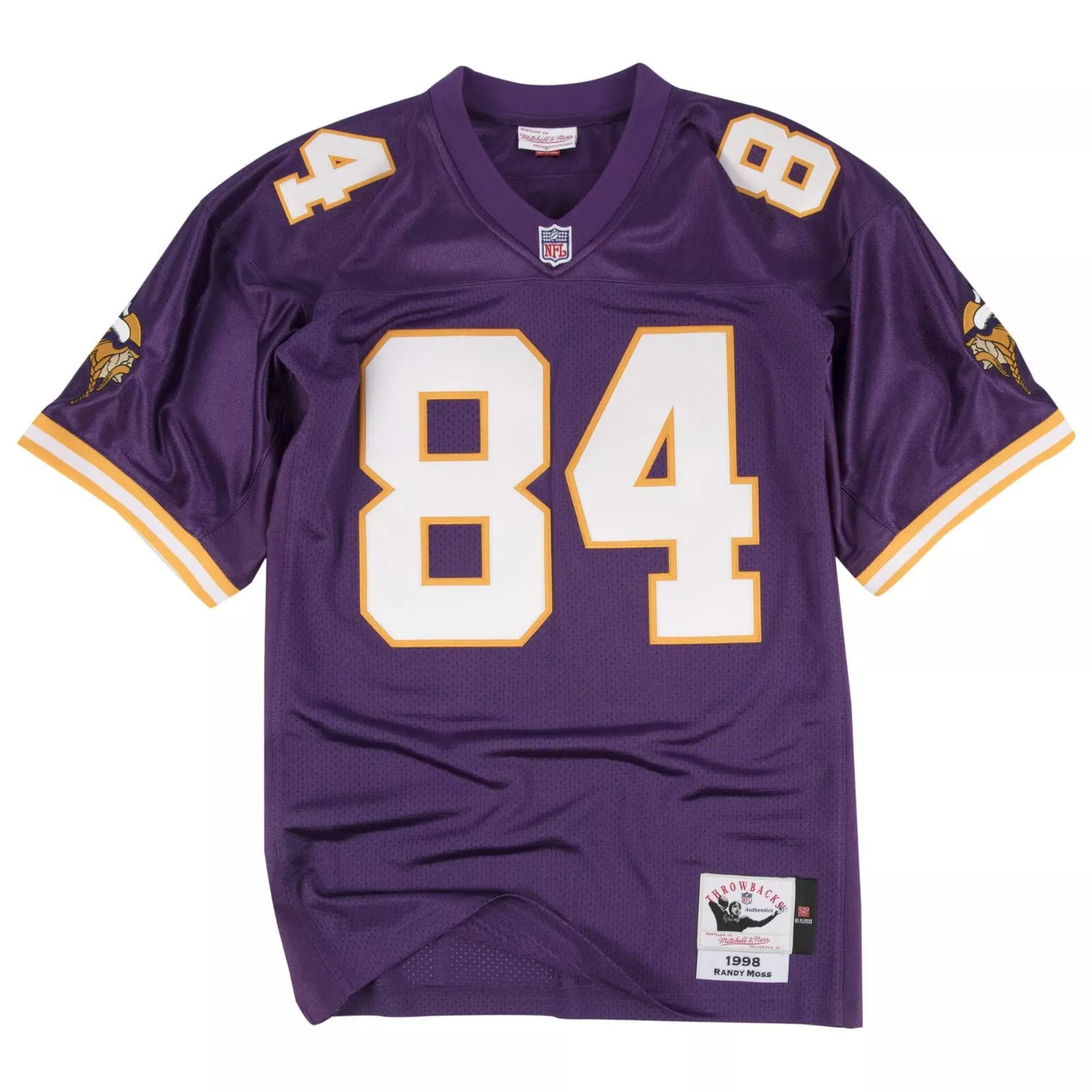 Minnesota Vikings #84 Randy Moss Purple Team Color Men's Stitched NFL Vapor Untouchable Jersey photo review